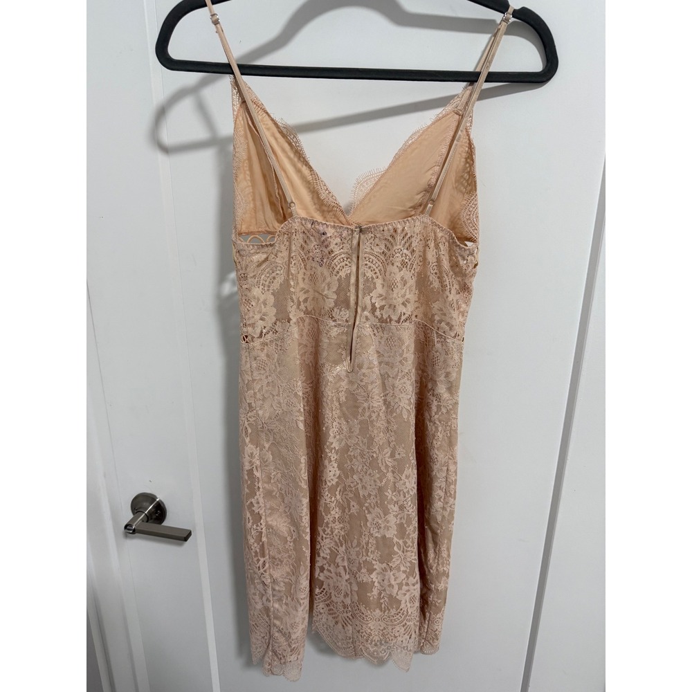 Victoria's Secret Slip Dress Lace Trimmed Cutout Waist Lingerie Medium - Picture 6 of 8